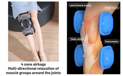 (Newest)Electric Knee Massager with 3 Heat and Vibration Settings